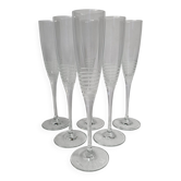 Flûtes à champagne Villeroy et Boch en cristal, 26 cm