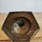 Bronze brass candle holder