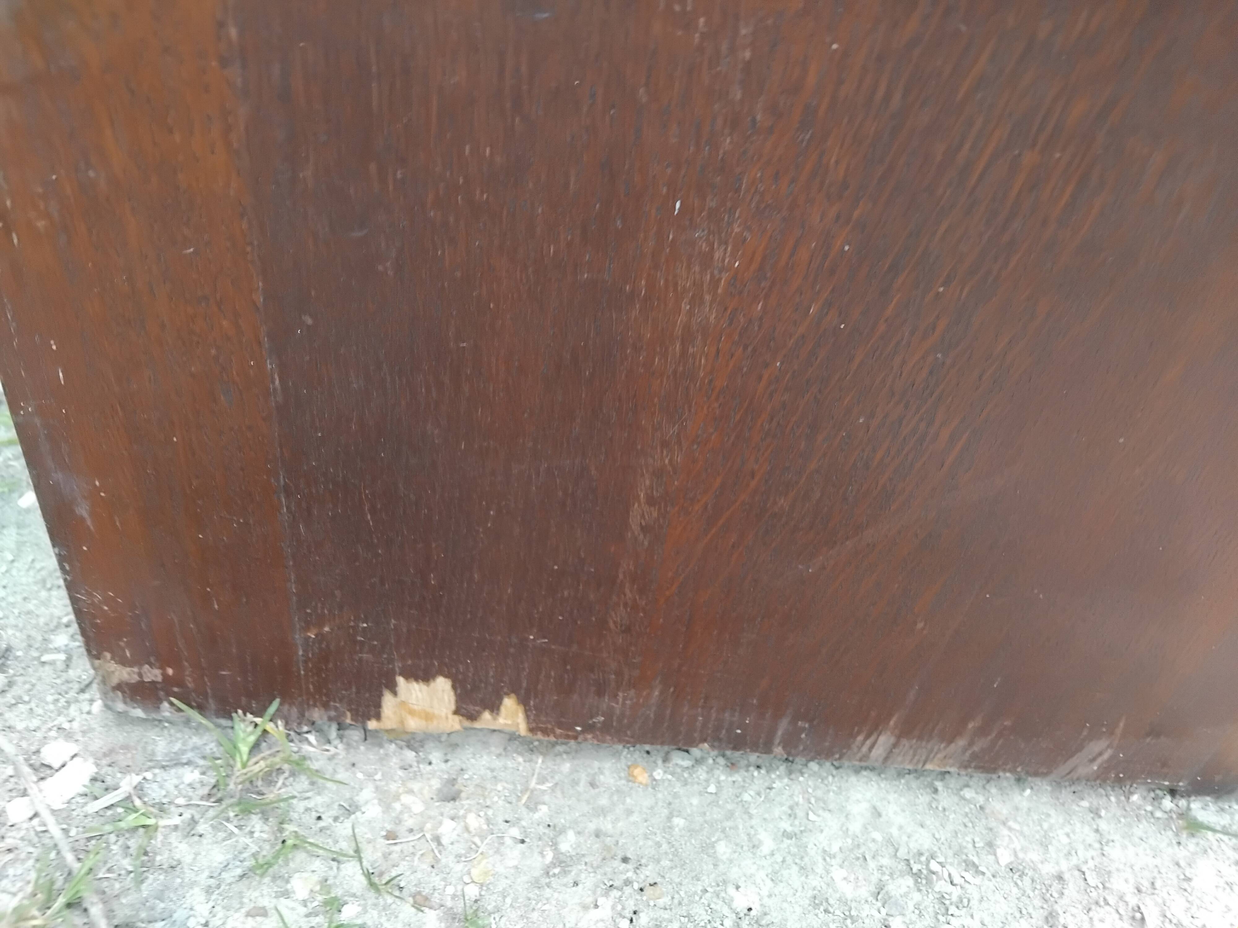 Antique 3-panel filing cabinet