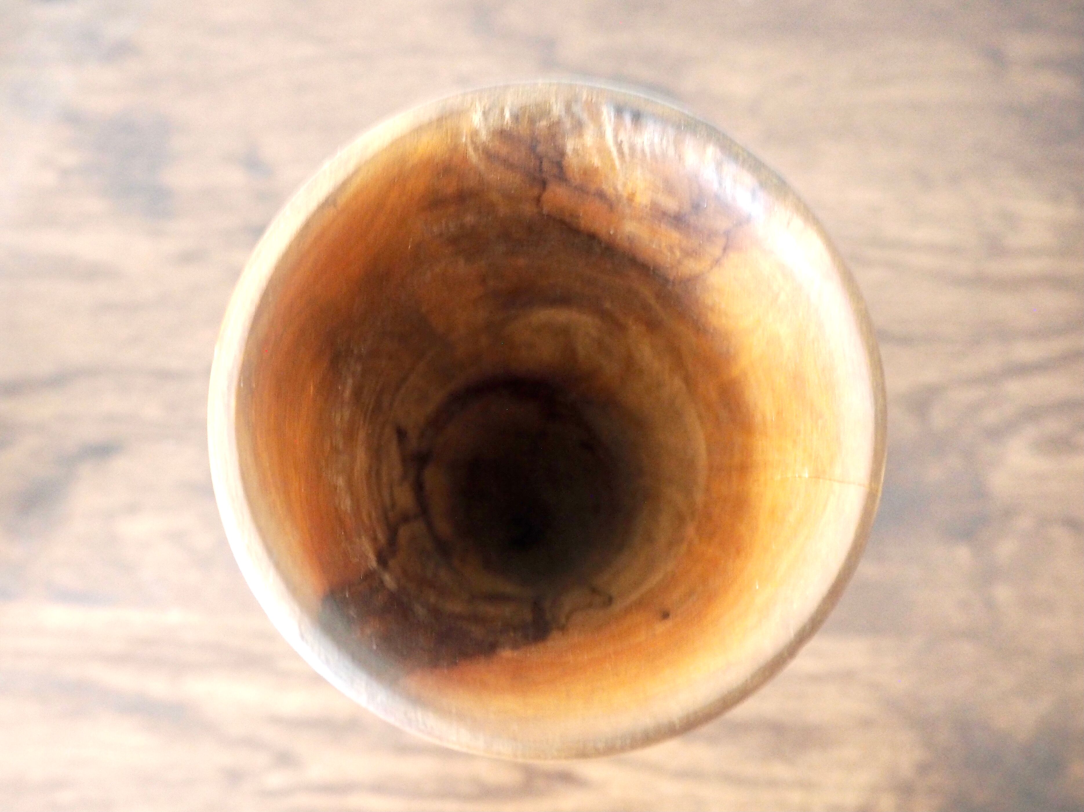 Wooden vase
