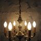 Lustre en bronze style Louis XV - 6 feux