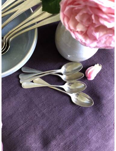 Vintage Eggplant Dyed Hemp Tablecloth