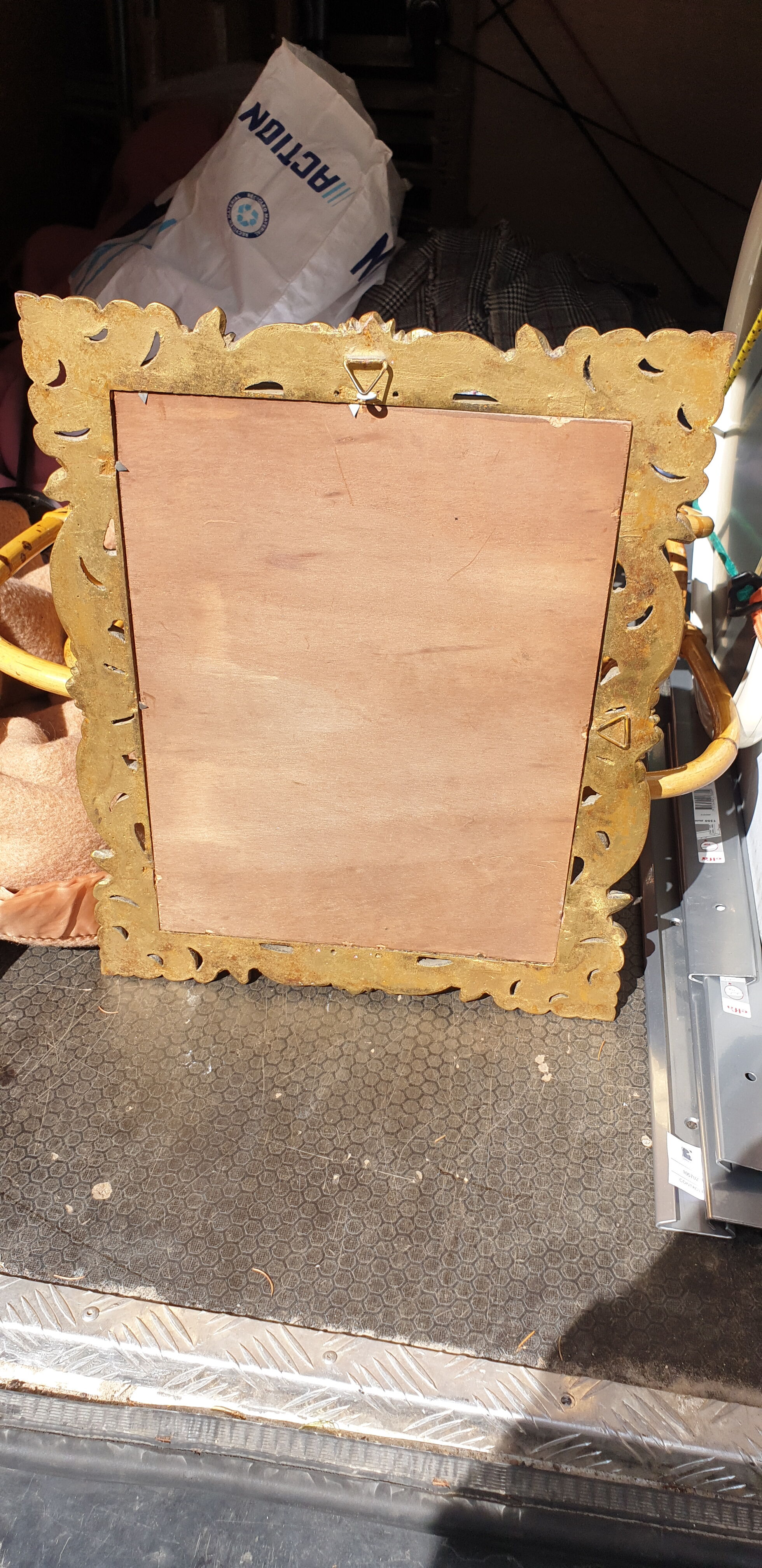 Classic golden neo mirror