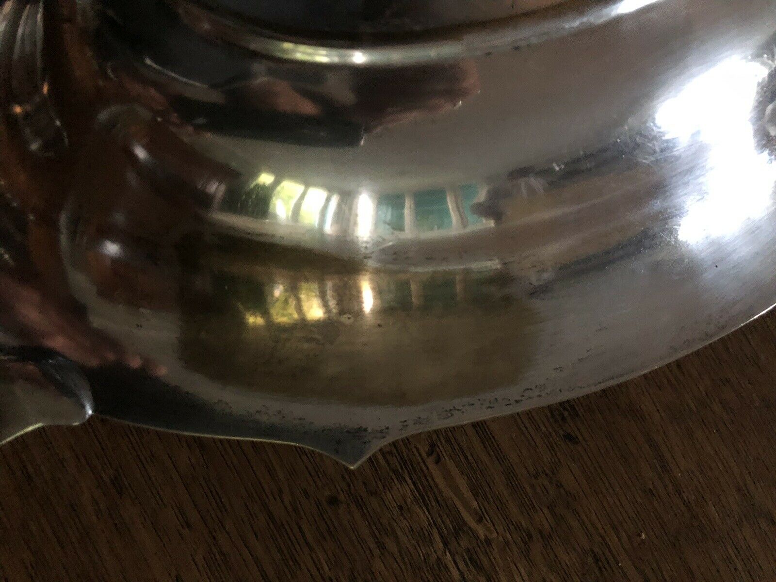 punched silver metal bread pan