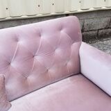 Velvet sofa