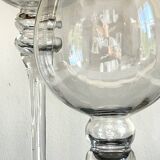 Duo of xl tealight holders in vintage crystal