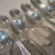 12 silver-plated coffee spoons by Christofle Concorde, 13.6 cm