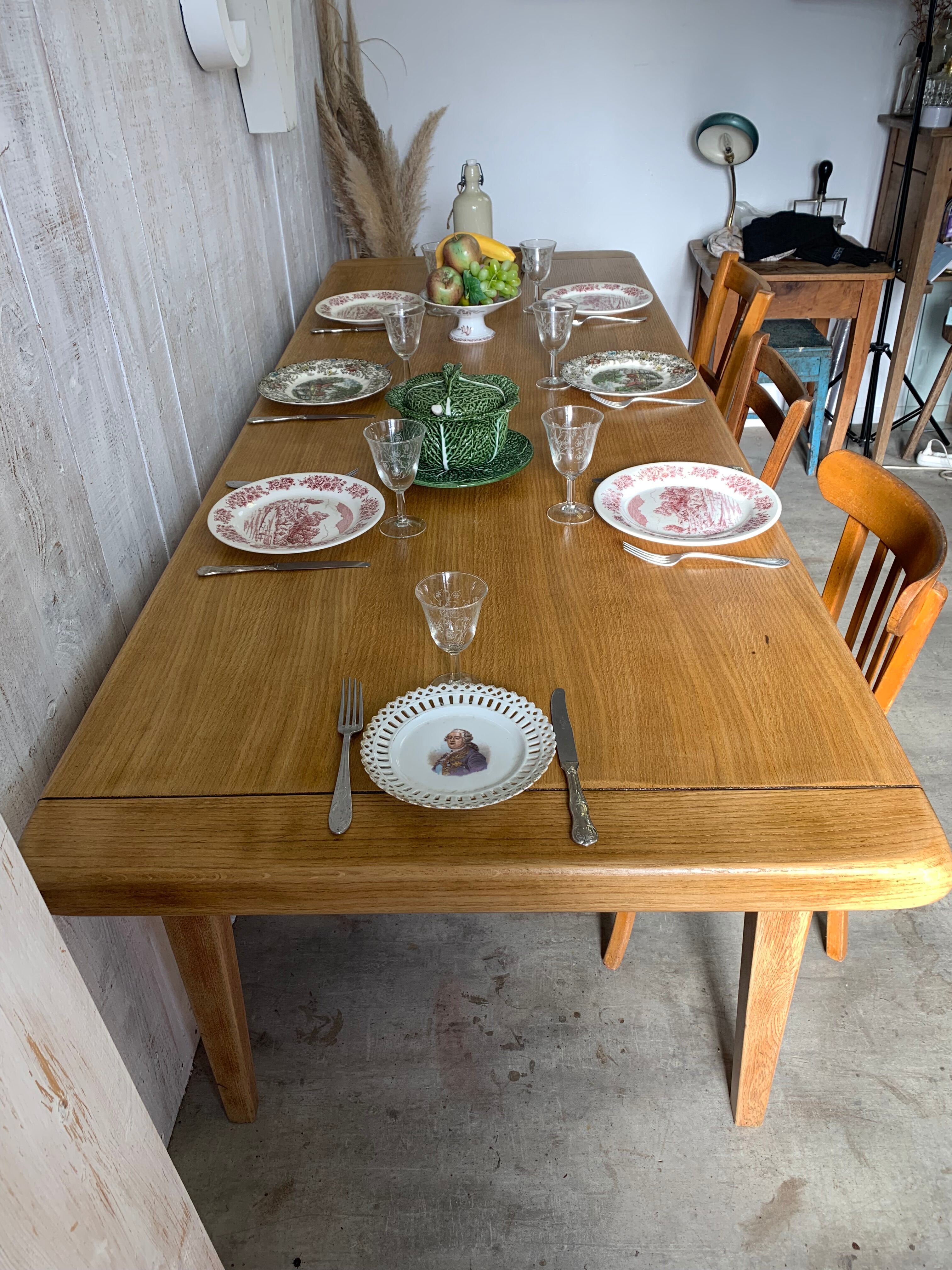 Farmhouse table 230x85cm vintage
