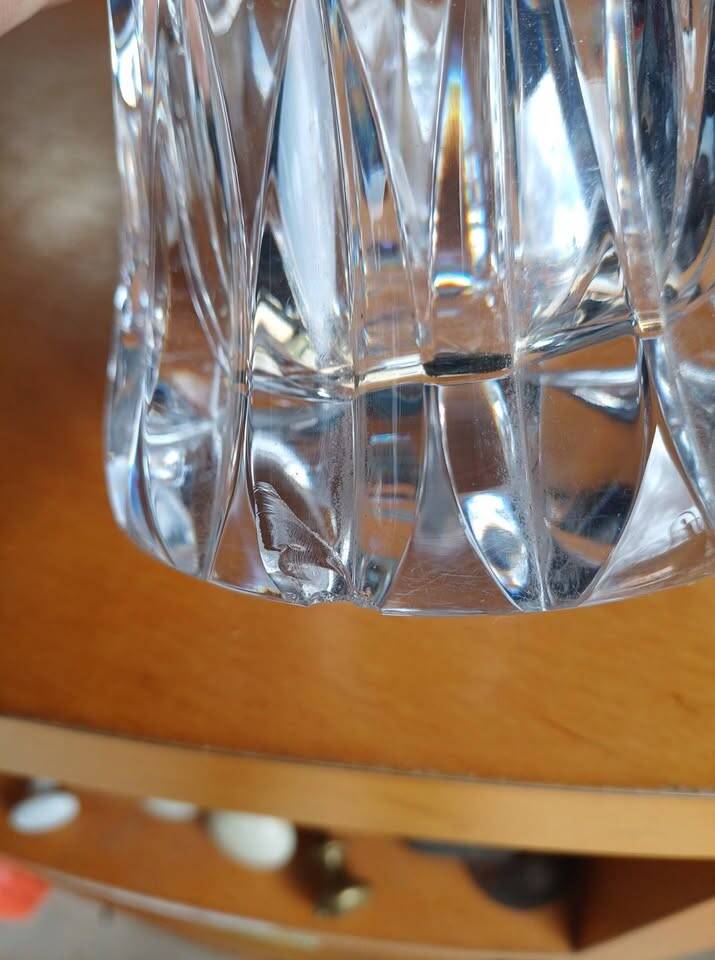 Sèvres Crystal Vase - Flared Model - 27 cm