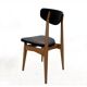 Set of 4 renovated scandinavian vintage chairs