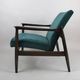 Fauteuil en velours vintage par Edmund Homa années 1970