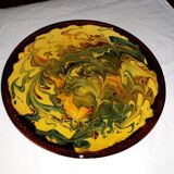 Marbled artisanal ceramic dish from Spain
