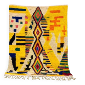Moroccan Boujaad Rug – Handwoven Colorful Geometric Wool Carpet 150/250cm