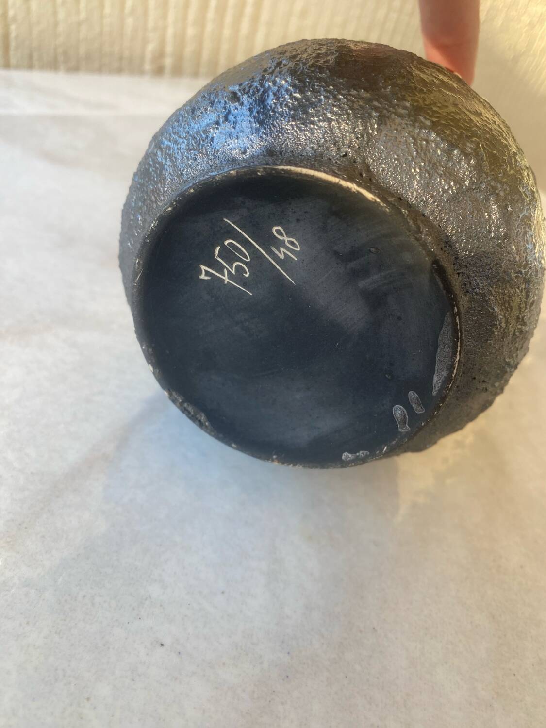 Deruta vase Italy mid-century