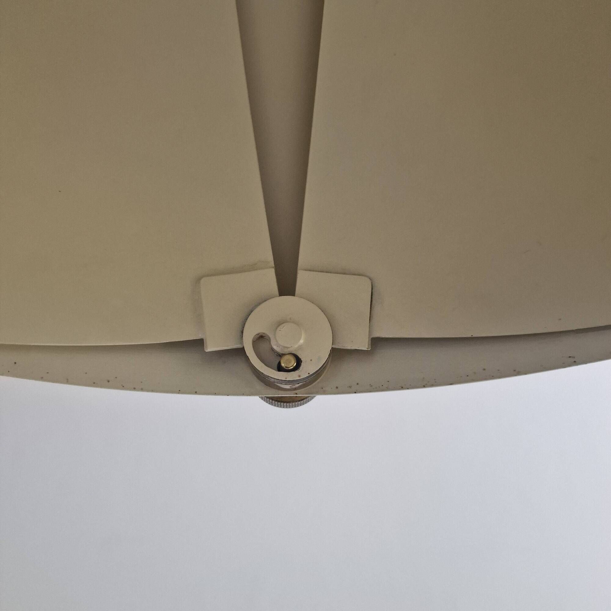 Adjustable Brass "Dome" Pendant Light by Vereinigte Werkstätten München 60s
