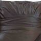 Brown leather 2-seater sofa Cassina Maralunga by Vico Magistretti