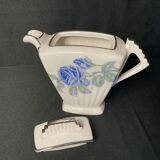 Verseuse porcelaine Limoges DRB début XXème, Art déco