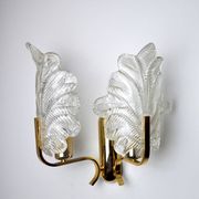 Applique "feuilles" de Carl Fagerlund, verre de Murano, Allemagne, 1970