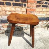 Rustic solid wood stool