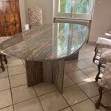 Marble dining table