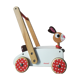 Wooden cart on wheels
