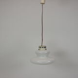 Midcentury Glass Pedant by Napako, 1960s