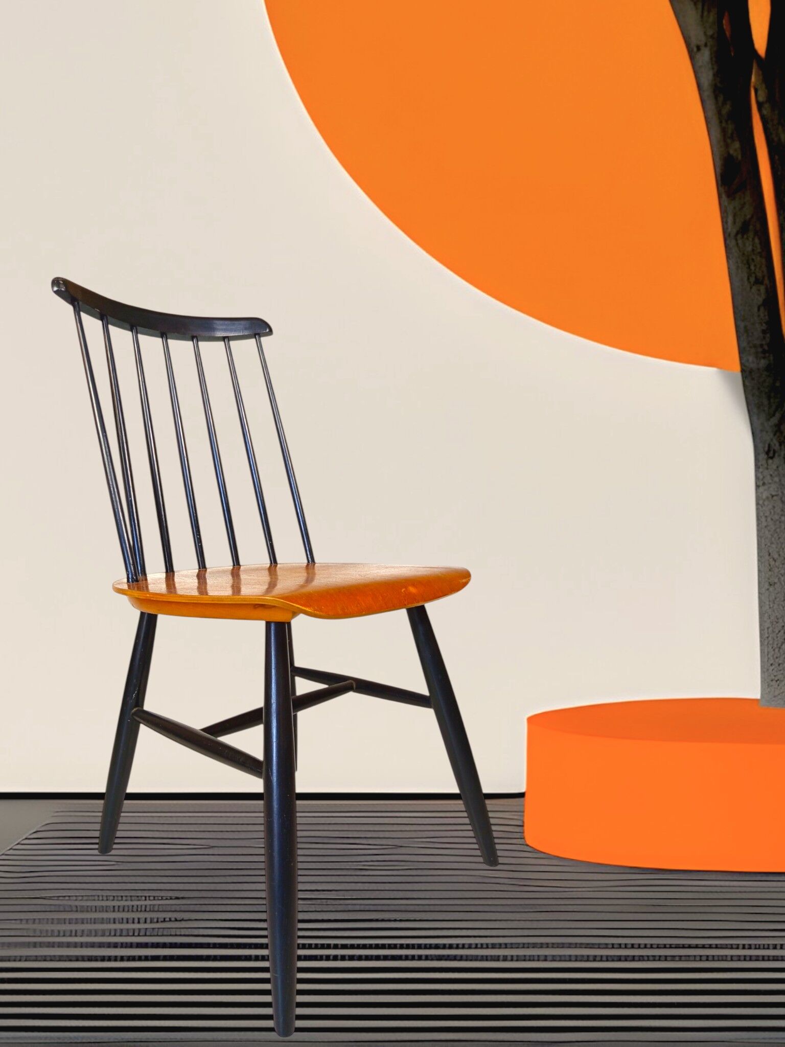 Vintage Scandinavian chair Fanett