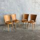 Set of 4 Baumann bistro chairs, 1960s