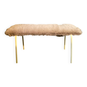 Banc fourrure