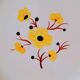 Salins earthenware plate, Catherine pattern 1960