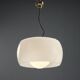 Suspension Artemide Clinio vintage en métal et verre design 1960s