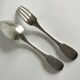 Covered solid silver single-flat punch big old warranty 1819-38