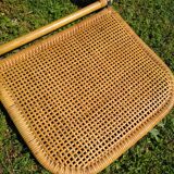 Chaise pliante en rotin