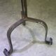 Pair of wrought iron candelabras