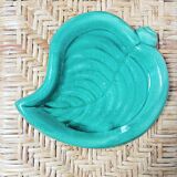 Vallauris green leaf bowl, empty pocket