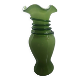 Blown glass vase in Murano style