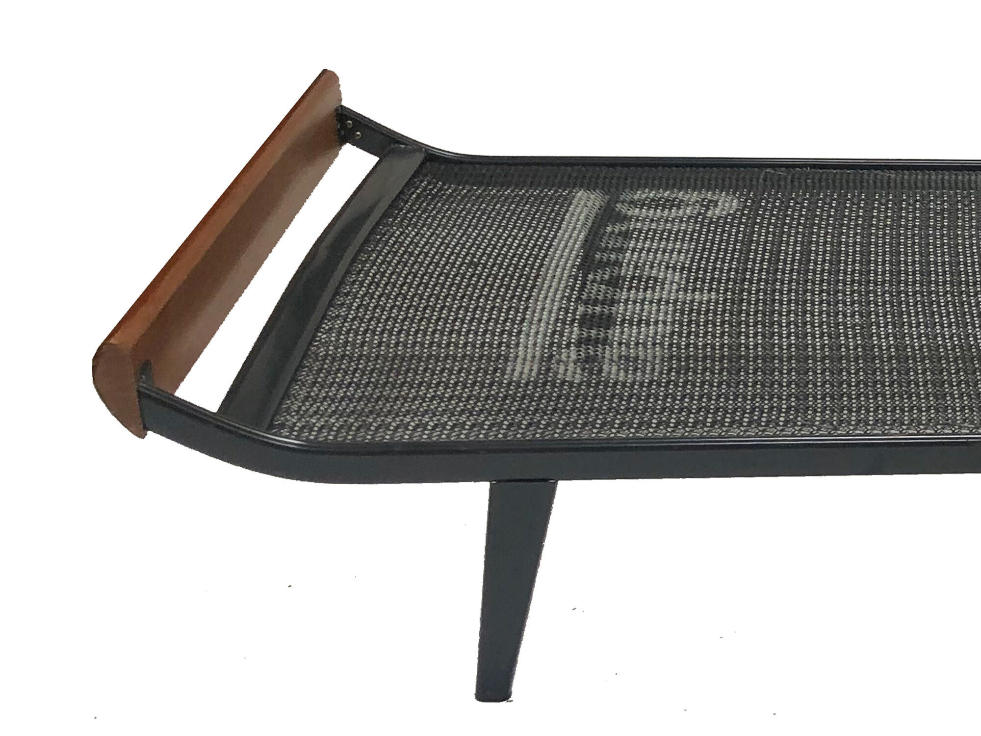 Vintage Meridian Auping Cleopatra metal teak design by Dick Cordemeyer