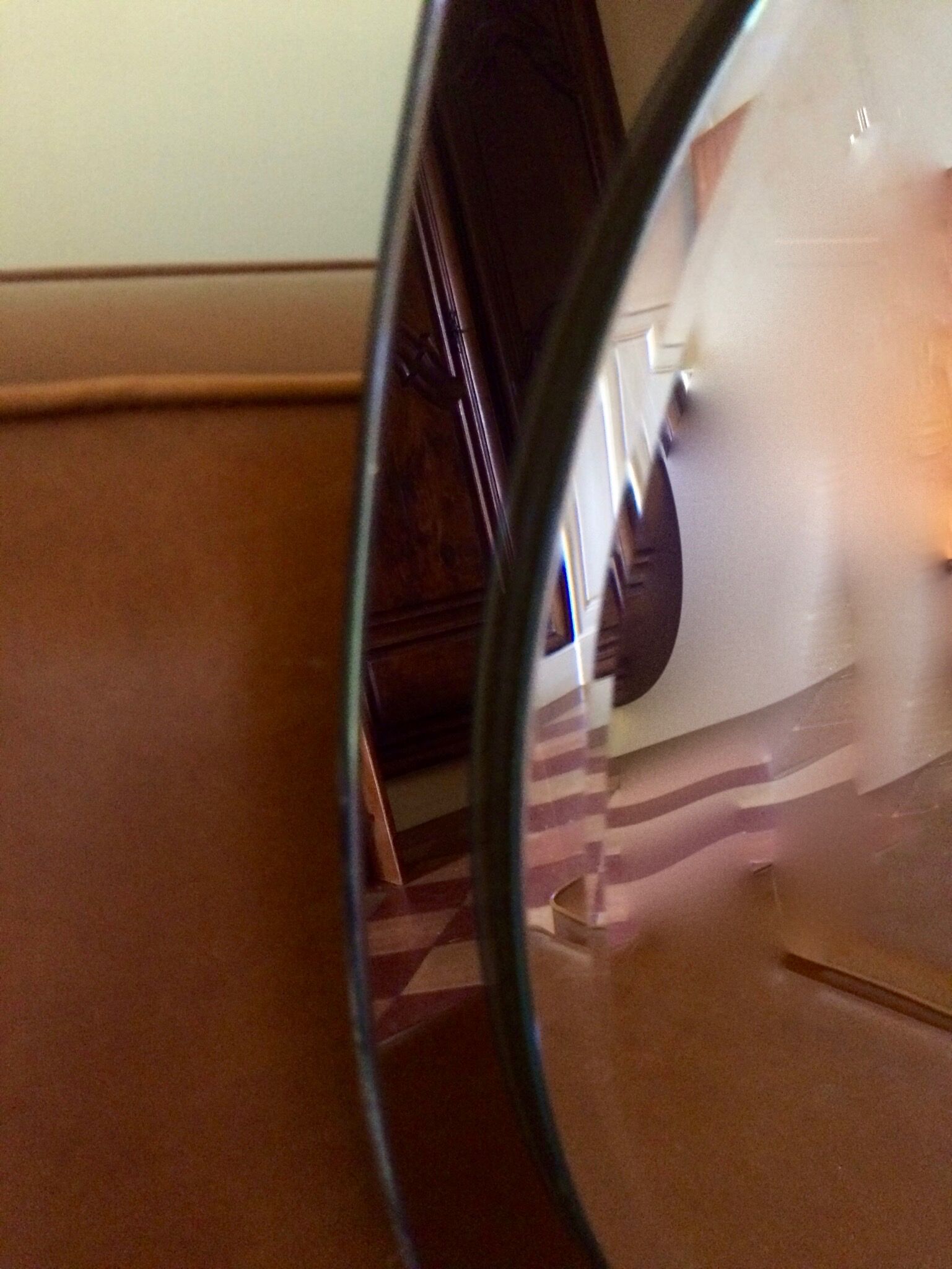 Italian tinted double mirror 72x58cm