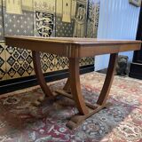 Table de salle à manger époque Art Déco + 2 allonges