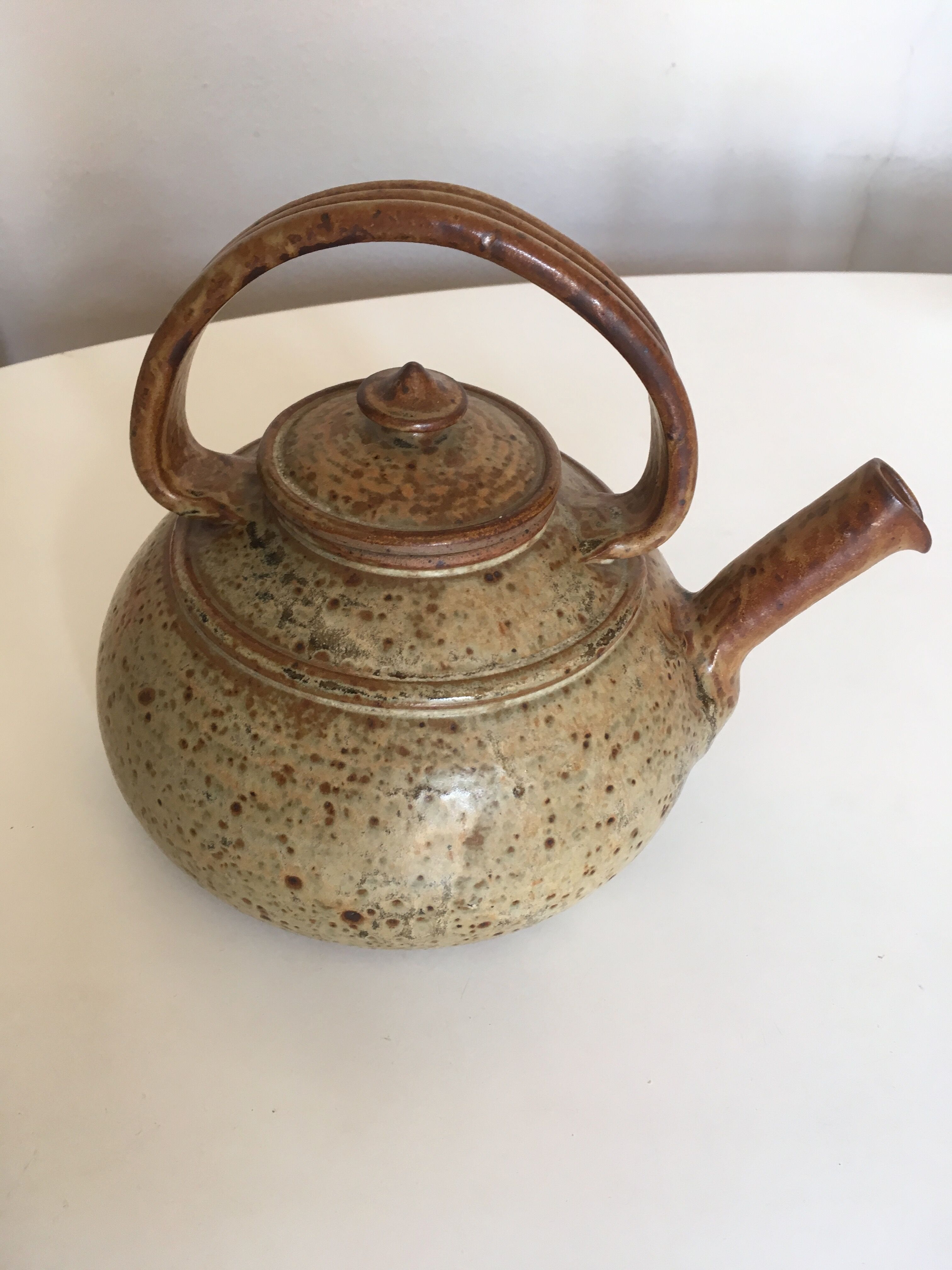 La Borne 70s pyrity sandstone teapot
