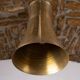 Paire de suspensions en laiton, forme sablier, 1960