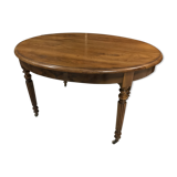 Table Louis Philippe old walnut oval