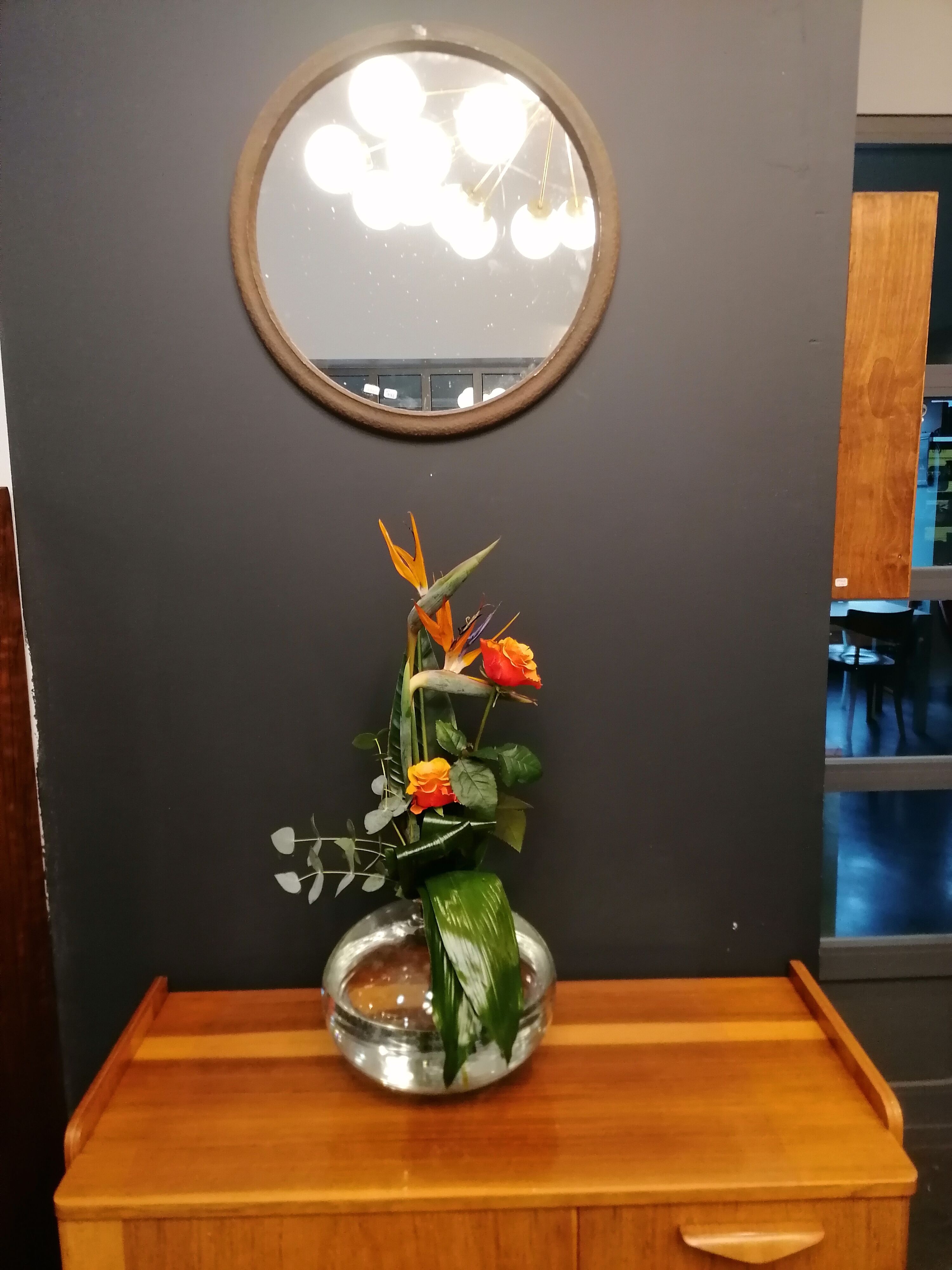 Blown glass vase, 1930, czech republic