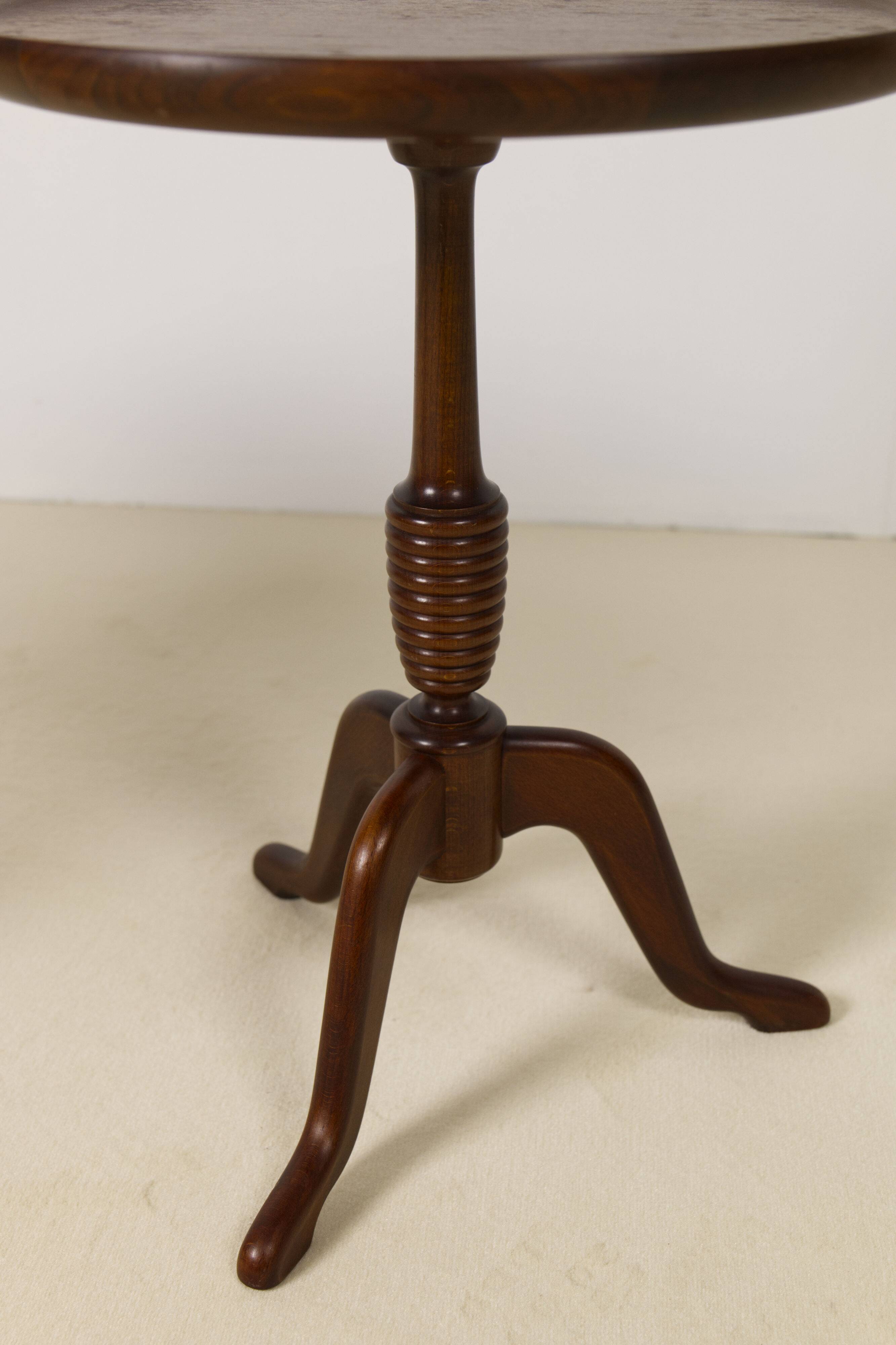 Pair of Mahogany side tables by Anton Kildeberg, Denmark 1960's