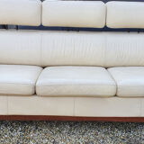 Canape ekornes scandinavian design white leather