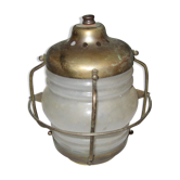 Brass wall light