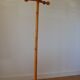 Scandinavian pine coat rack 1970