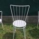Lot of  3 metal garden chairs