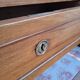 Louis XV style commode in solid walnut, 19th century rustic.