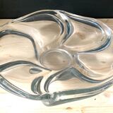 Large Vannes crystal dish